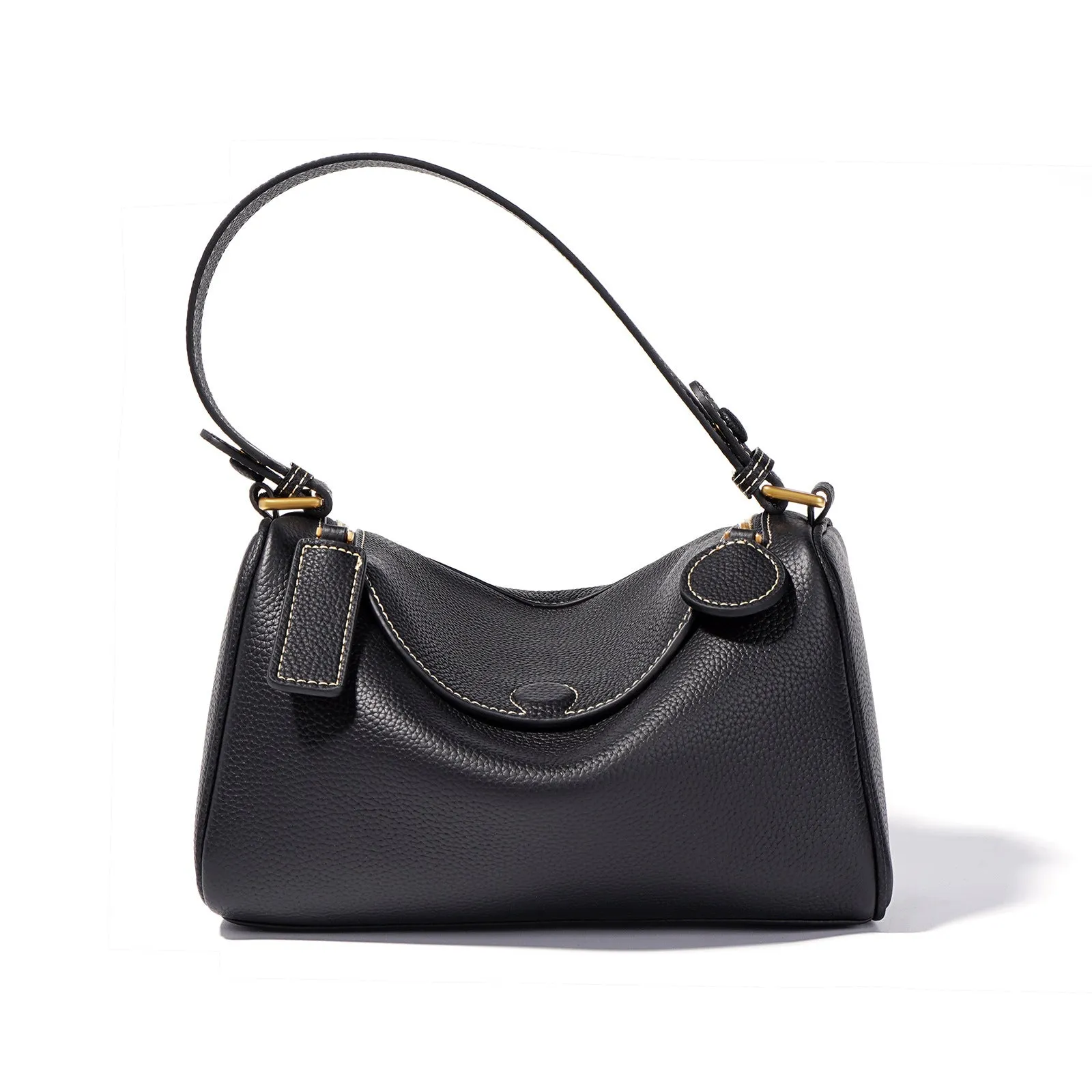 Top Grain Leather Pillow Bag Woman Shoulder Bag