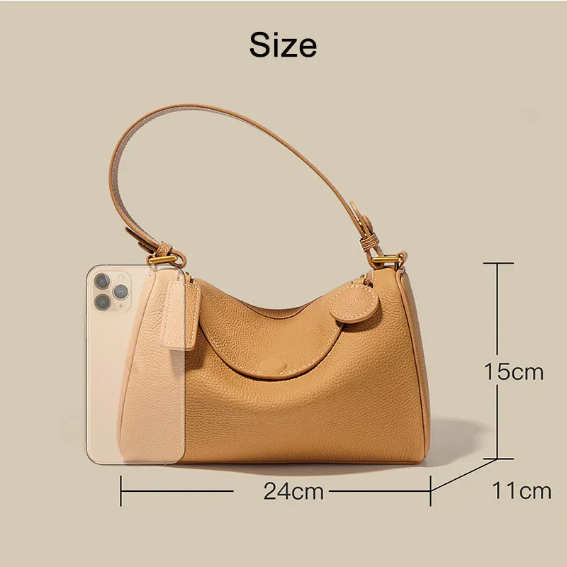 Top Grain Leather Pillow Bag Woman Shoulder Bag