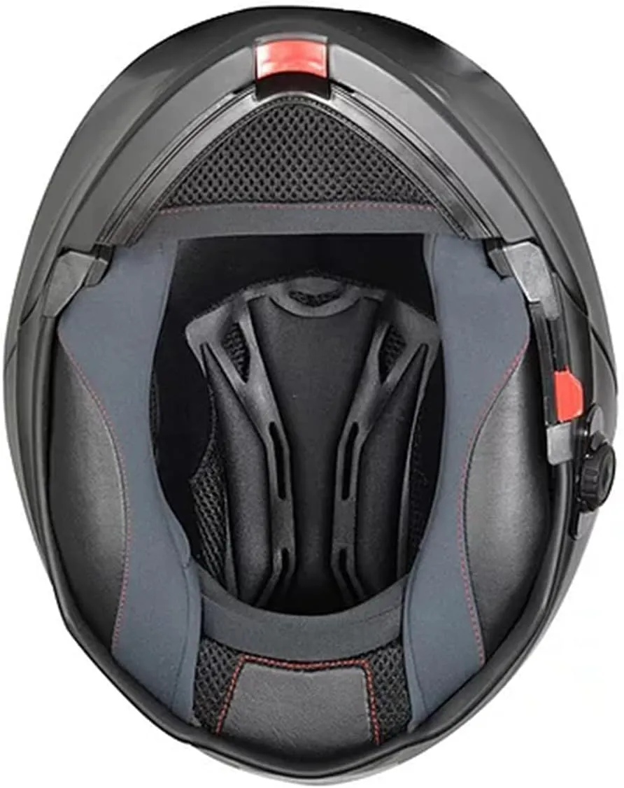 TORC Unisex-Adult Flip-Up Motorcycle Helmet Matte Blue Large