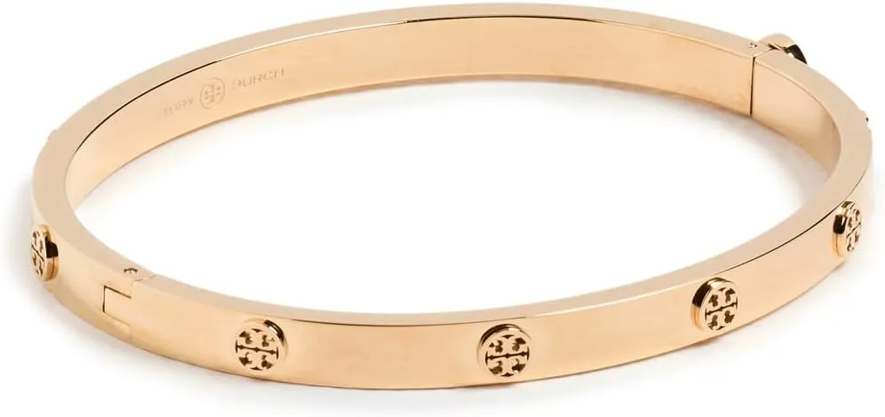 Tory Burch Women's Miller Stud 5MM Hinge Bracelet