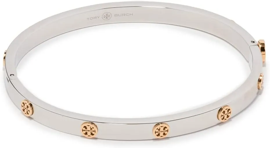 Tory Burch Women's Miller Stud 5mm Hinge Bracelet