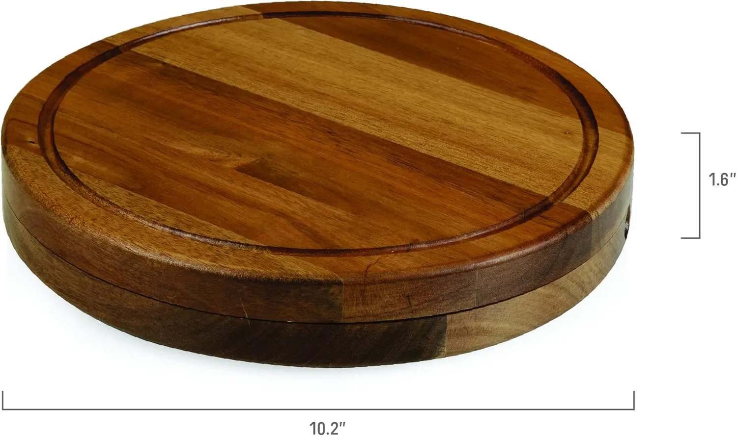Toscana Monogram Initials T Personalized Acacia Circo Cheese Cutting Board & Tools Set