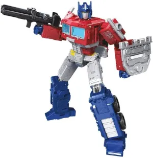 Transformers Toys Generations War for Cybertron: Earthrise Leader WFC-E11 Optimus Prime Action Figure - Kids Ages 8 and Up, 7-inch