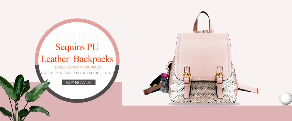 Transparent Female Backpack Clear PVC  Rucksack