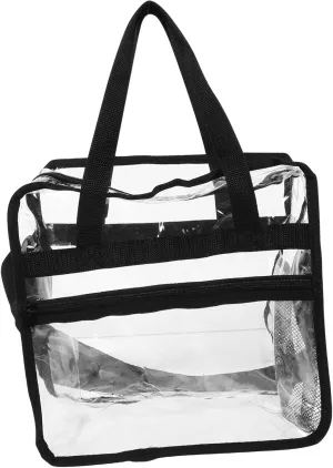 Transparent Handheld Tote Bag Versatile Outdoor Crossbody Bag for Travel Shopping and Everyday Use Durable Material with Ample Storage Space for Essentials