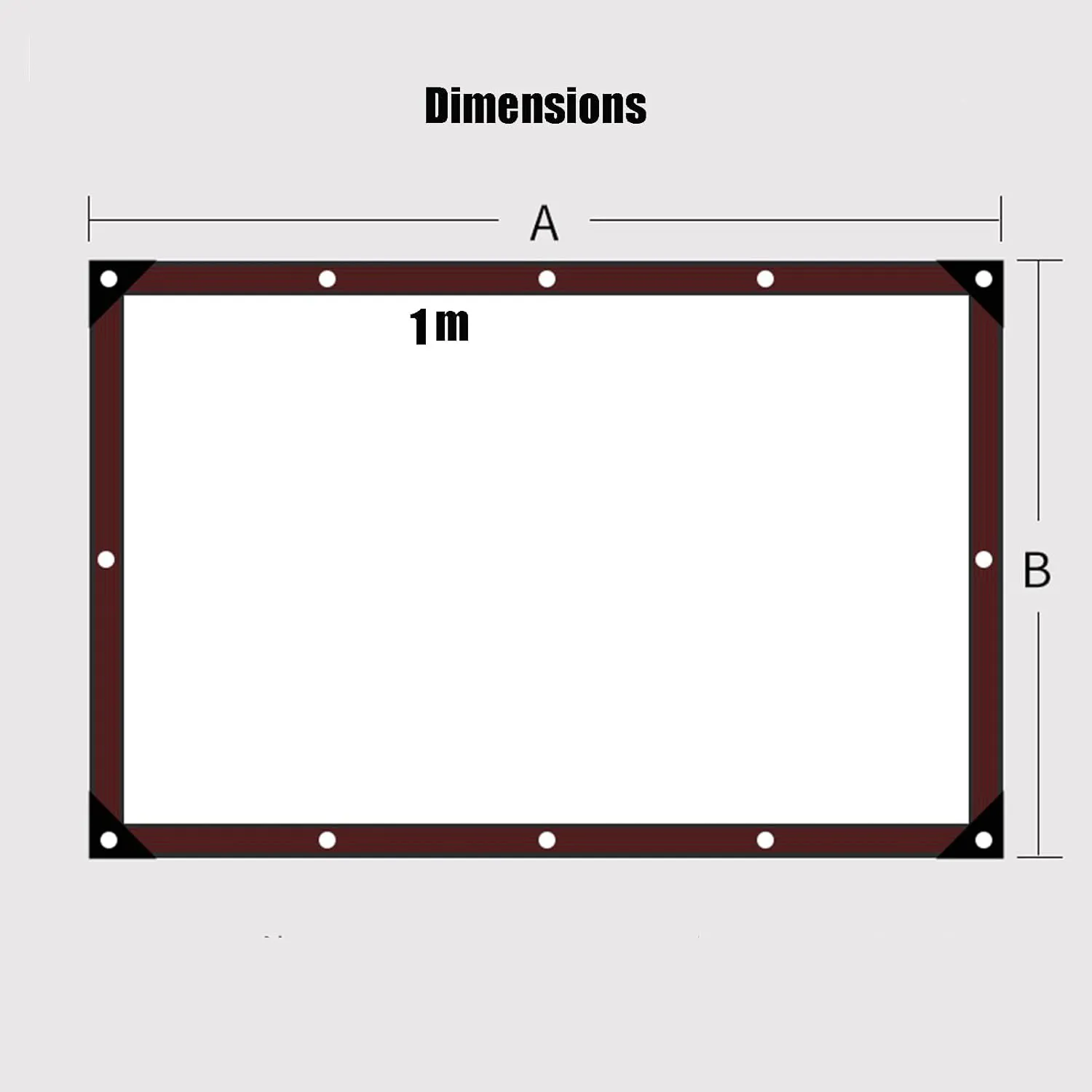 Transparent Tarpaulin Heavy Duty Waterproof with Grommets Anti-Tear, Waterproof, UV Resistant for Garden Shelter Patio Outdoor Camping(2x2.8m)