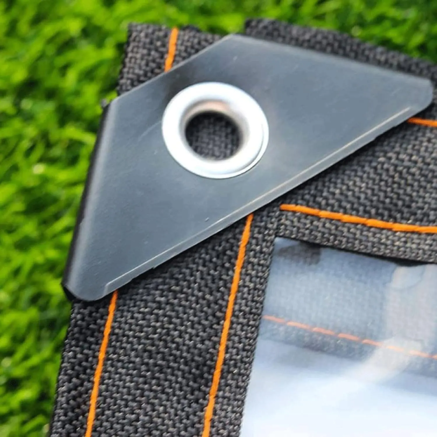 Transparent Tarpaulin Heavy Duty Waterproof with Grommets Anti-Tear, Waterproof, UV Resistant for Garden Shelter Patio Outdoor Camping(2x2.8m)