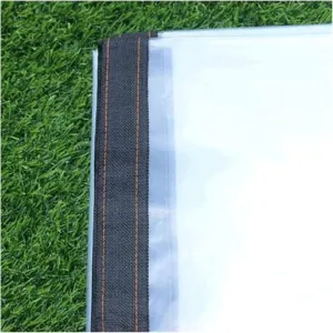 Transparent Tarpaulin Heavy Duty Waterproof with Grommets Anti-Tear, Waterproof, UV Resistant for Garden Shelter Patio Outdoor Camping(2x2.8m)