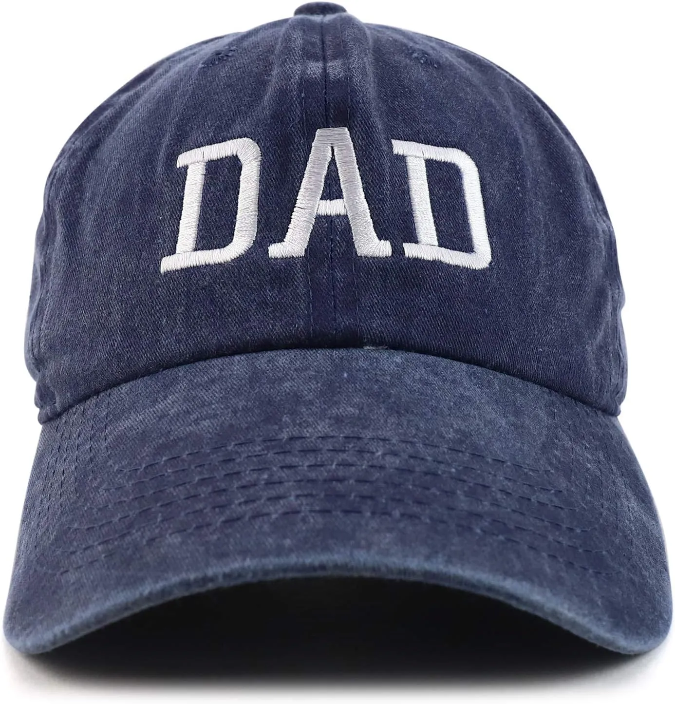Trendy Apparel Shop Dad Embroidered Pigment Dyed Low Profile Cotton Cap