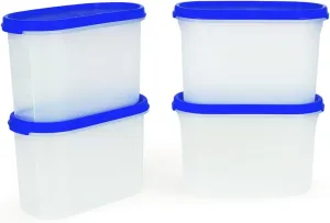 Tupperware Modular Mates Oval 2 Container Set, 1.1 Litres, 4-Pieces