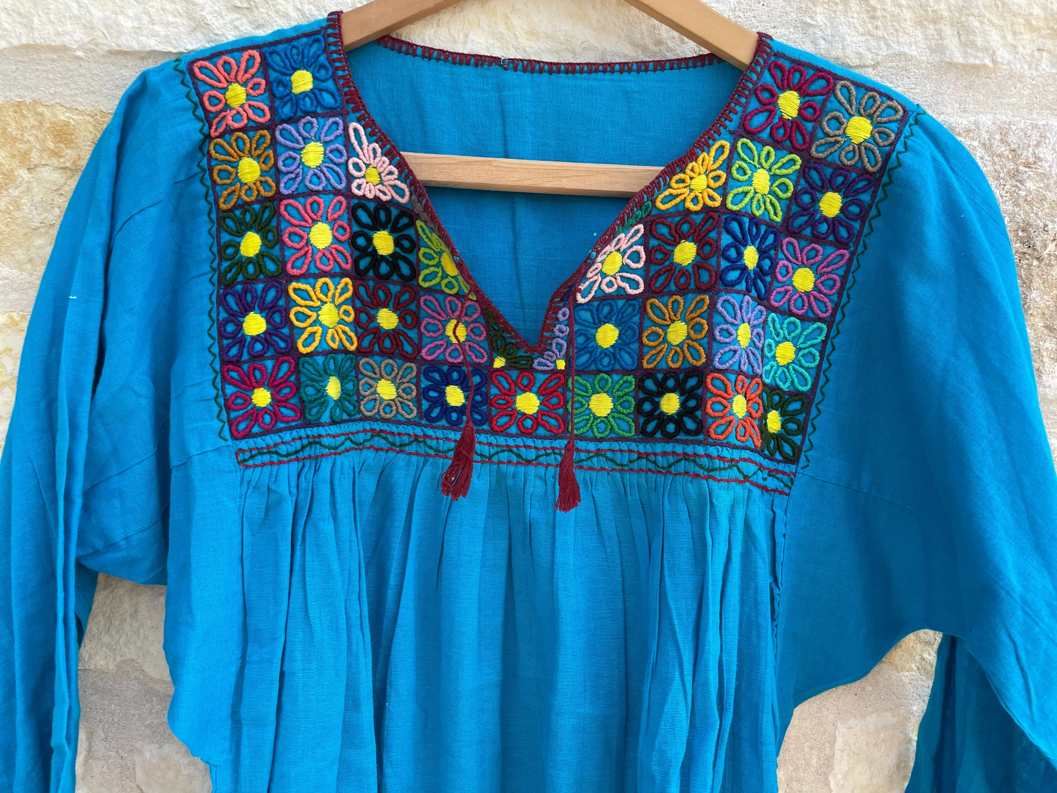 Turquoise Rococo Blouse