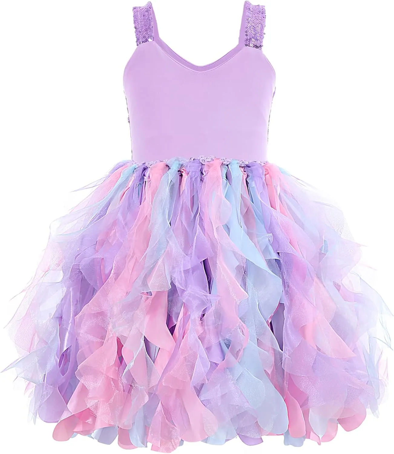 Tutu Dress for Girls Sparkly Sequin Tulle Princess Birthday Party Dress for Toddler Girls Prom Sneaker Ball Gown