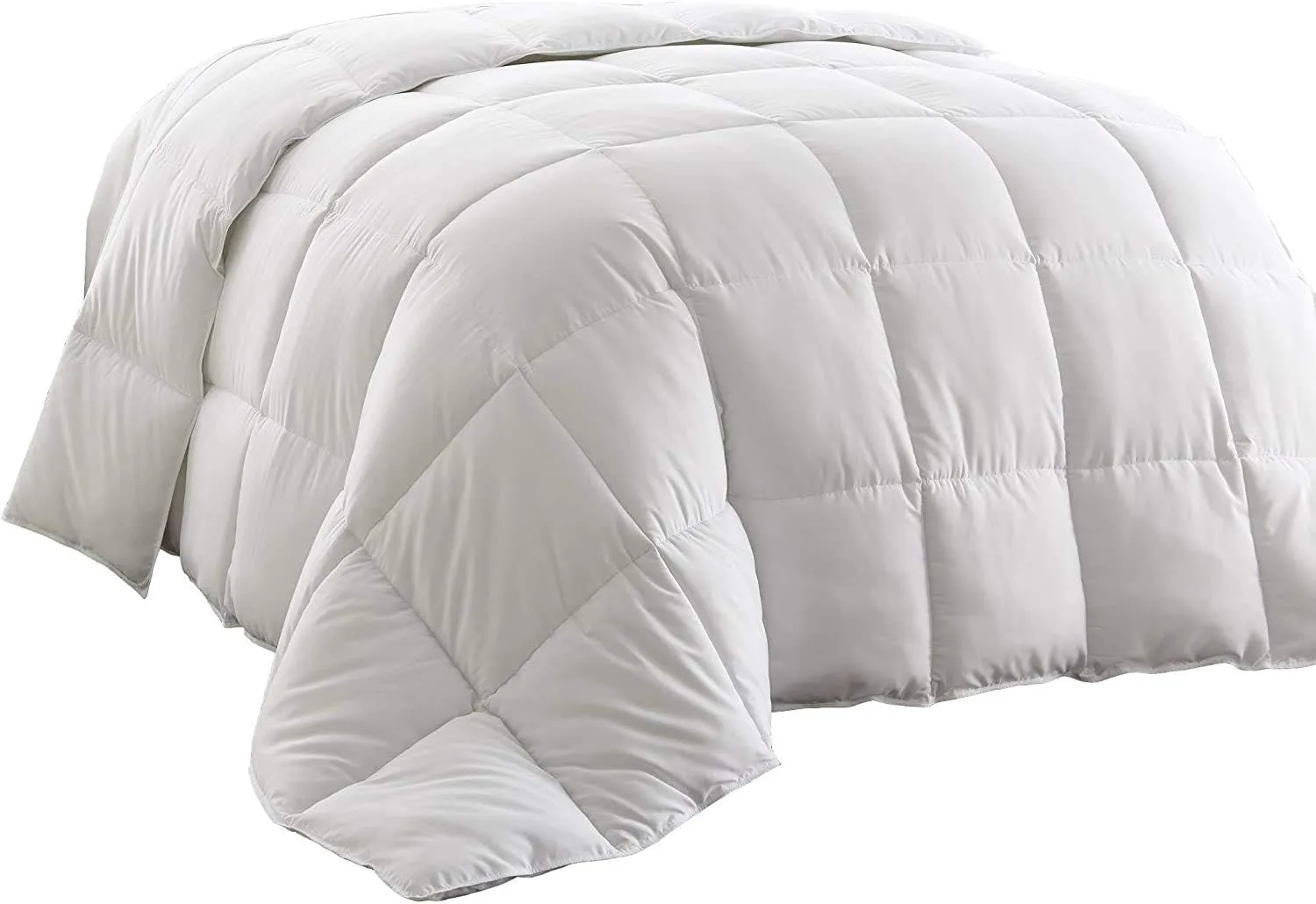 Twin XL 68"x92" White Down Alternative Comforter Duvet Insert - Corner Tabs, Double Stitches, Piped Edges, Siliconized Fiber, Protects Against Dust Mites, Hypoallergenic, Allergy Free