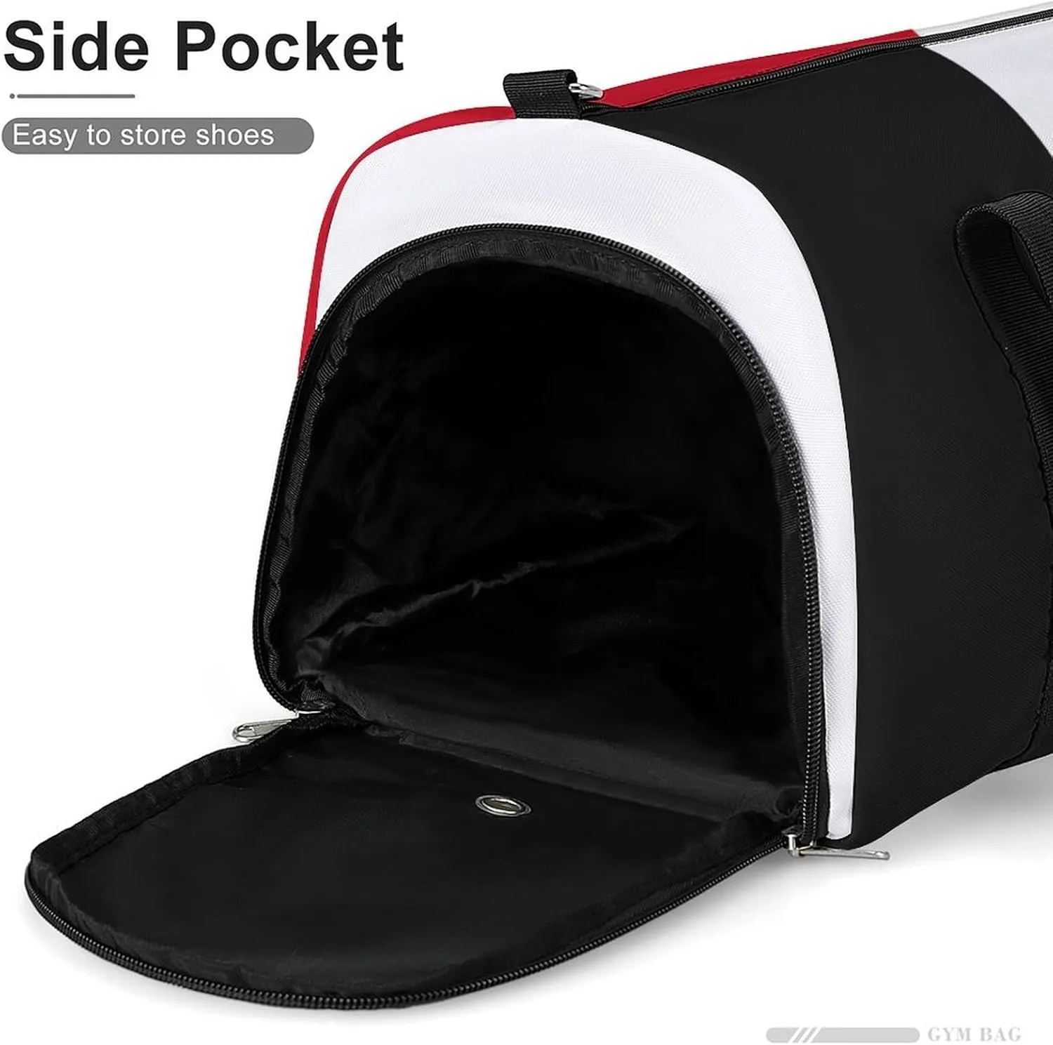 Udmurtia Flag Sports Duffel with Wet Pocket and Shoe Compartment Gym Bag for Travel Yoga