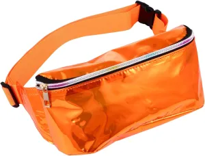 Unique Pvc Crossbody Bag Women's Fashion Waist Bag Comfortable Strap Zipper for Safety Great for Shopping Outdoor Adventures