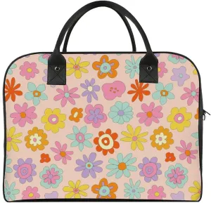 Unisex Casual Nylon Gingerbread House Simple Handbag for Touring 13" X 19" X 8"