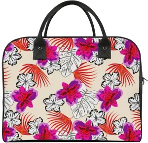 Unisex Large Capacity Nylon French Lavender Fashion Handbag for Traveling 13" X 19" X 8"