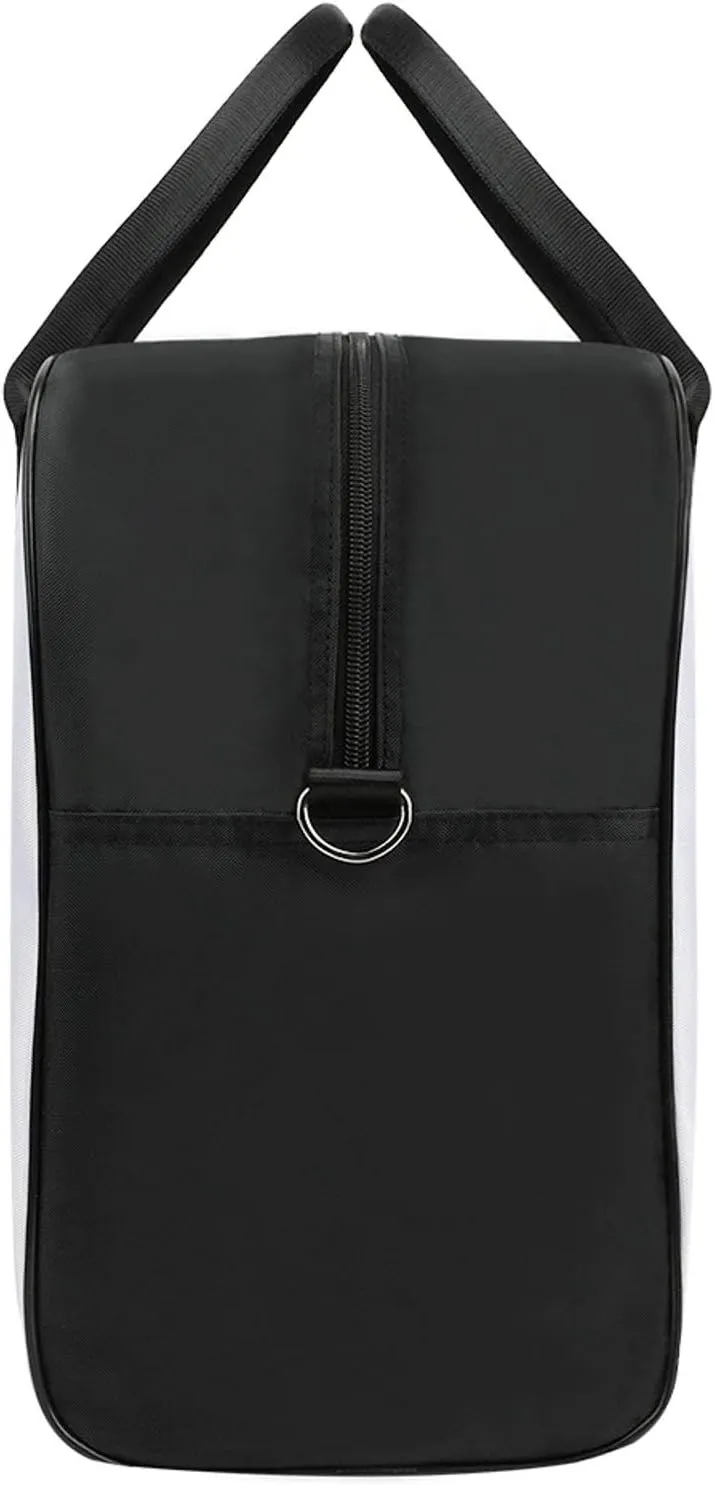 Unisex Shoulder Nylon Santa Gifts Modern Handbag for Journey 13" X 19" X 8"