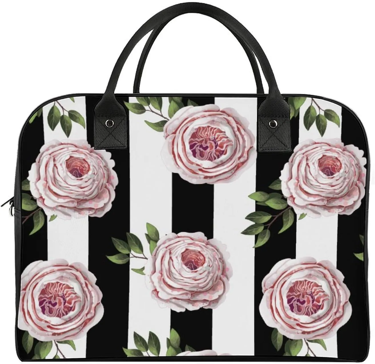 Unisex Shoulder Nylon Santa Gifts Modern Handbag for Journey 13" X 19" X 8"