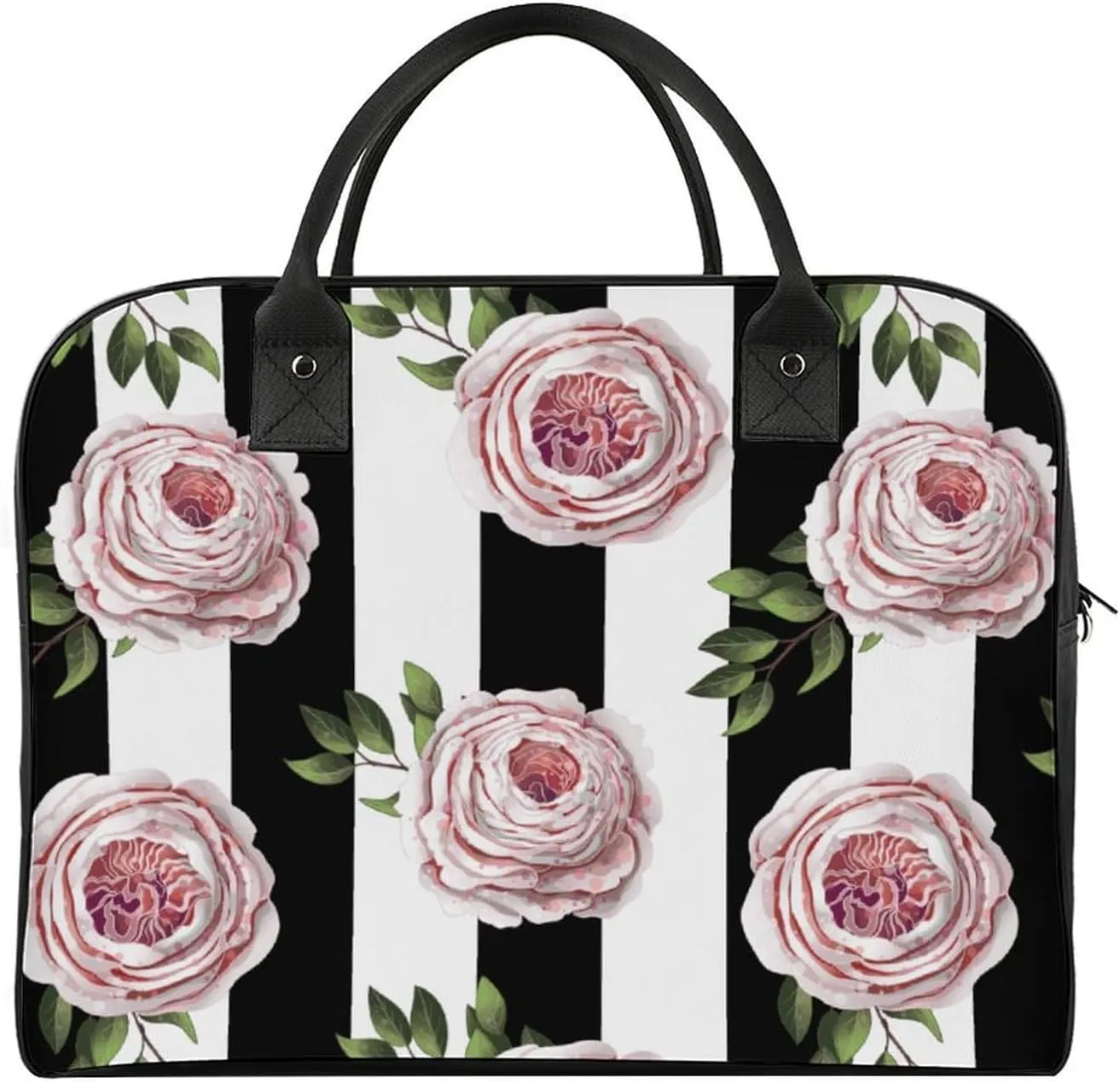 Unisex Shoulder Nylon Santa Gifts Modern Handbag for Journey 13" X 19" X 8"