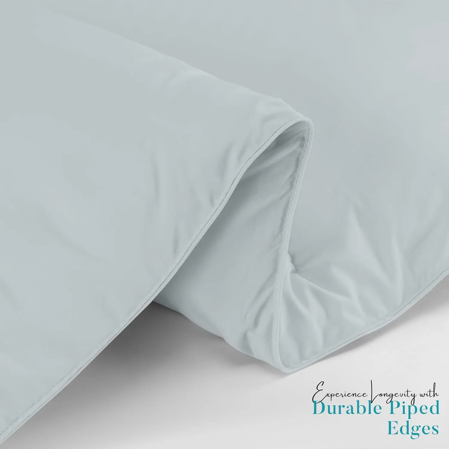 Utopia Bedding Comforter Duvet Insert, Quilted Comforter with Corner Tabs, Box Stitched Down Alternative Comforters Queen Size (Light Grey)