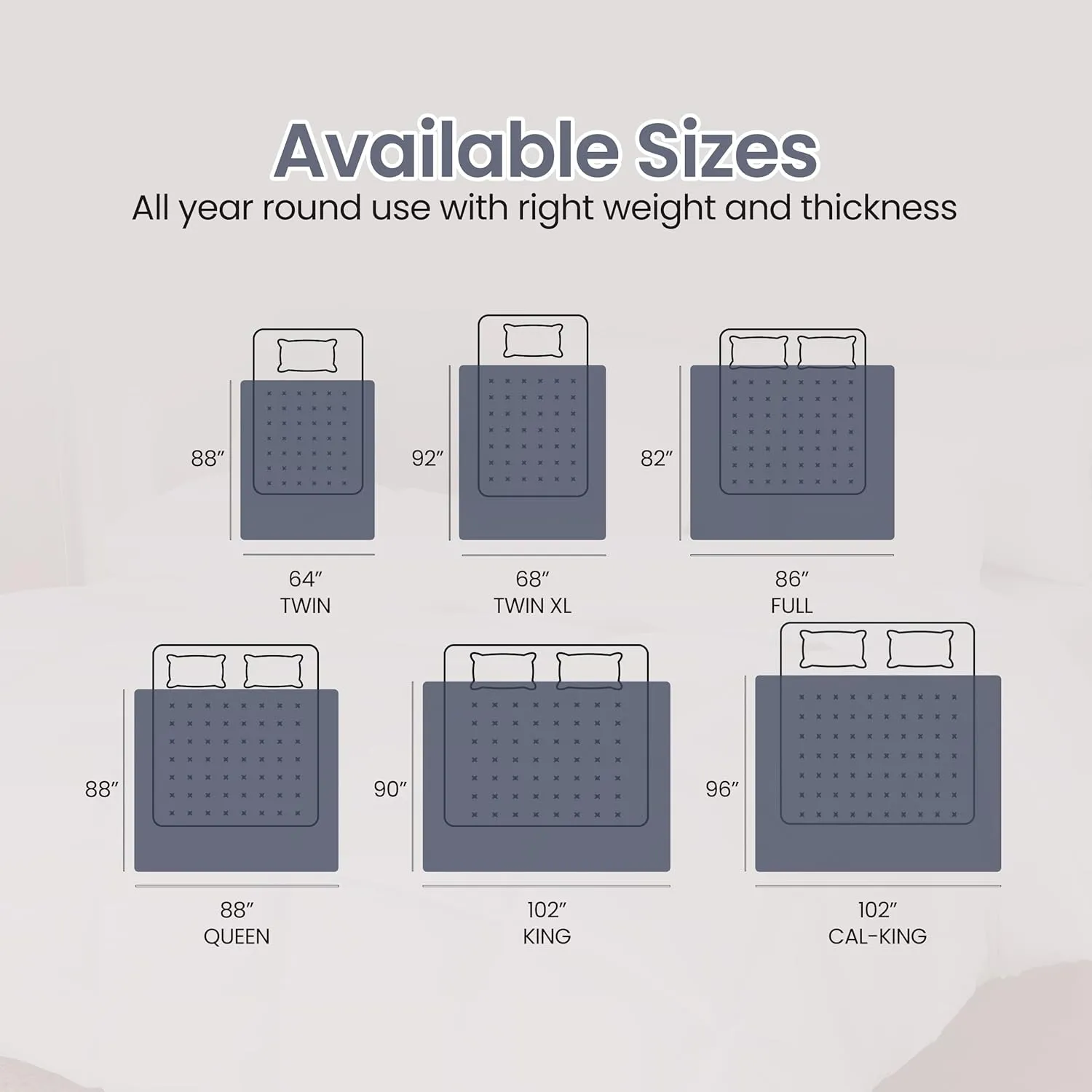 Utopia Bedding Comforter Duvet Insert, Quilted Comforter with Corner Tabs, Box Stitched Down Alternative Comforters Queen Size (Navy)
