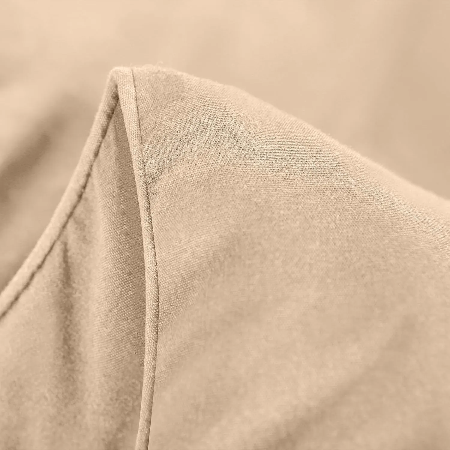 Utopia Bedding Comforters King Size, All Season Duvet Insert, Down Alternative Box Stitched Bed Comforter with Corner Tabs, Machine Washable (Beige)
