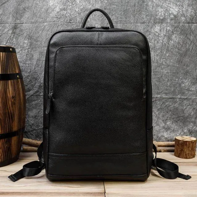 VacationGrabs Unisex Leather Backpacks - Sleek & Stylish