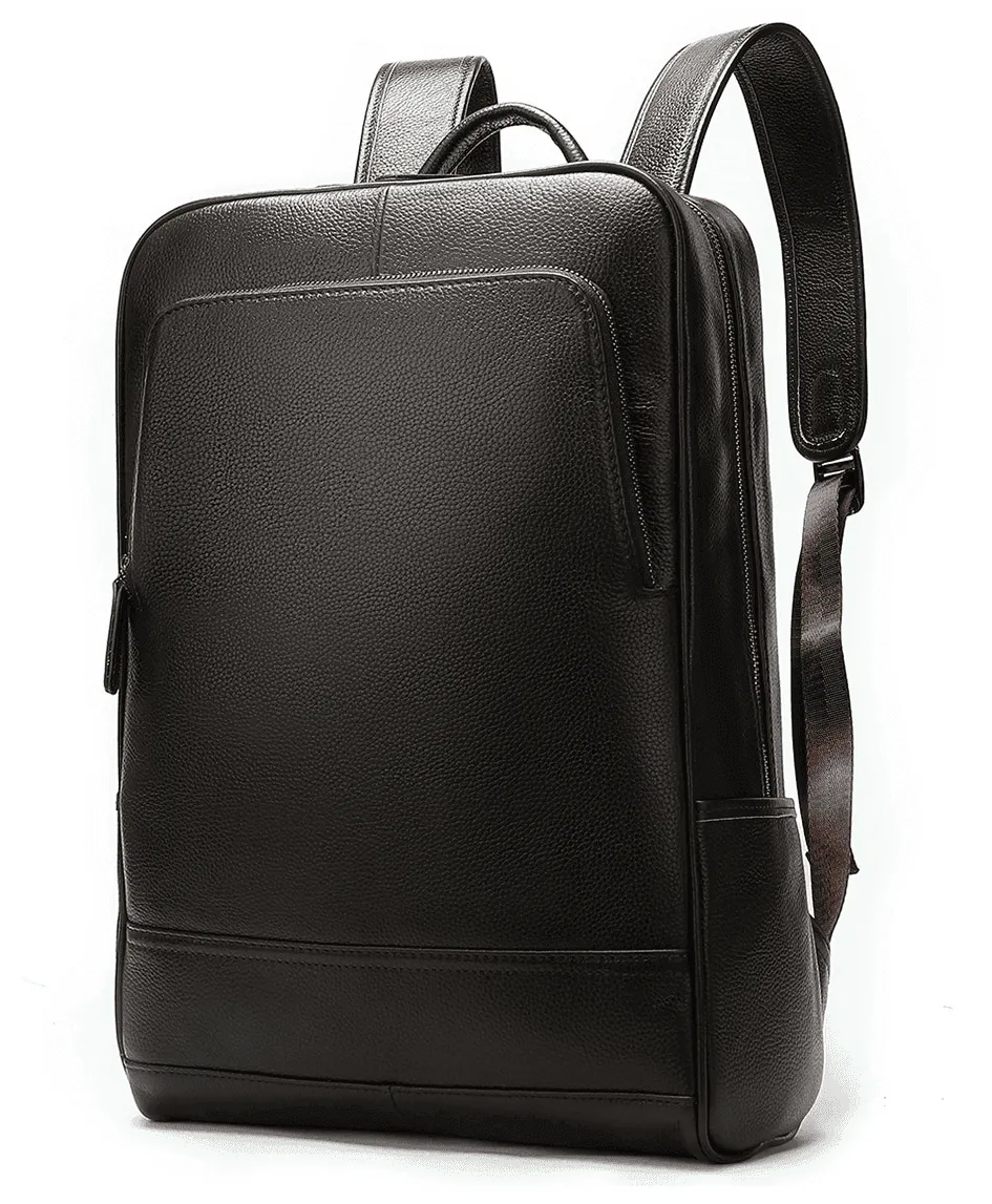 VacationGrabs Unisex Leather Backpacks - Sleek & Stylish