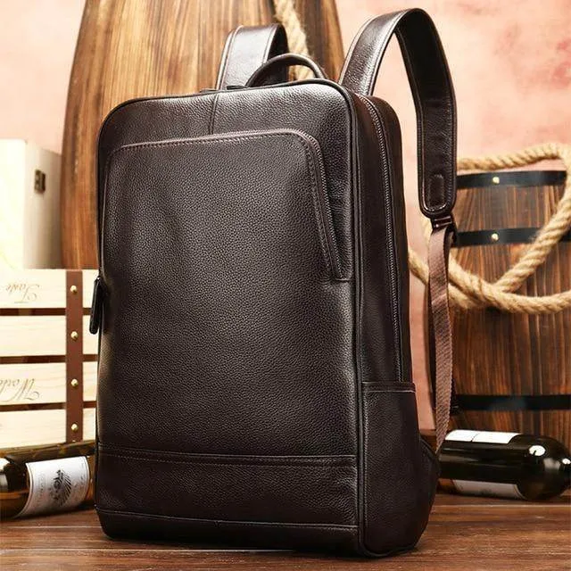 VacationGrabs Unisex Leather Backpacks - Sleek & Stylish