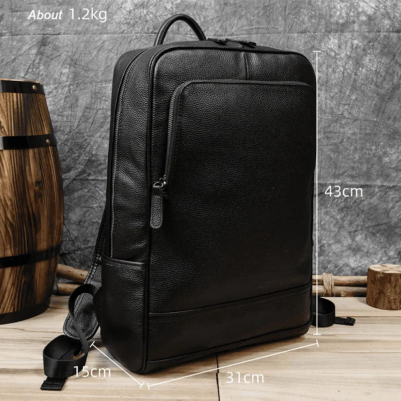 VacationGrabs Unisex Leather Backpacks - Sleek & Stylish