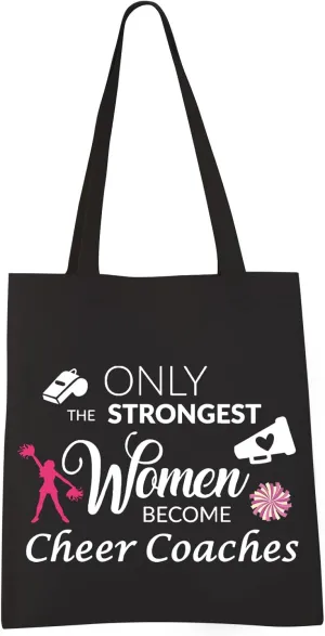 VAMSII Cheer Coach Tote Bag Cheerleading Coach Gifts Bag Cheerleading Gifts for Coaches Instructors Shoulder Bag(Women Cheer Coaches tote)
