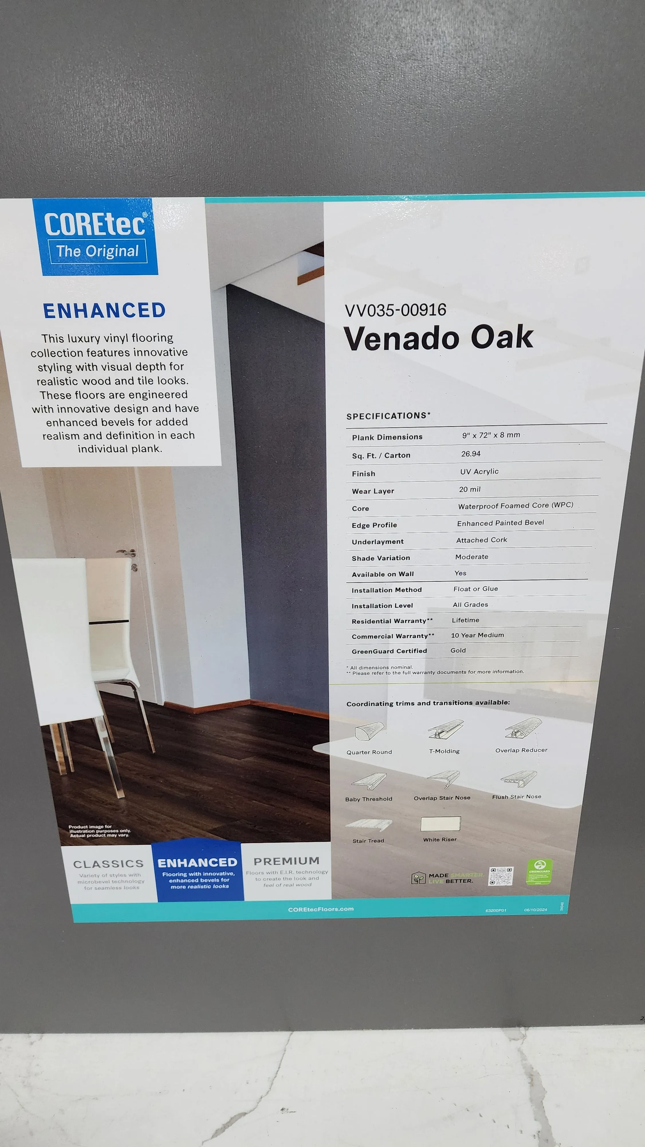 Venado Oak - Coretec vv035 Original Enhanced XL