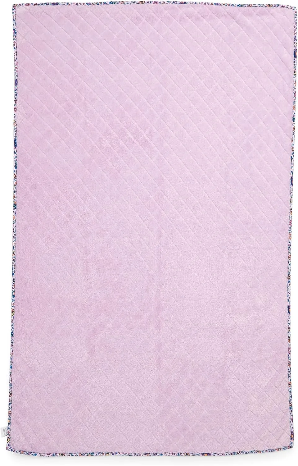 Vera Bradley Women's Fleece Solid Throw Blanket, Cloud Vine Multi, 80 X 50