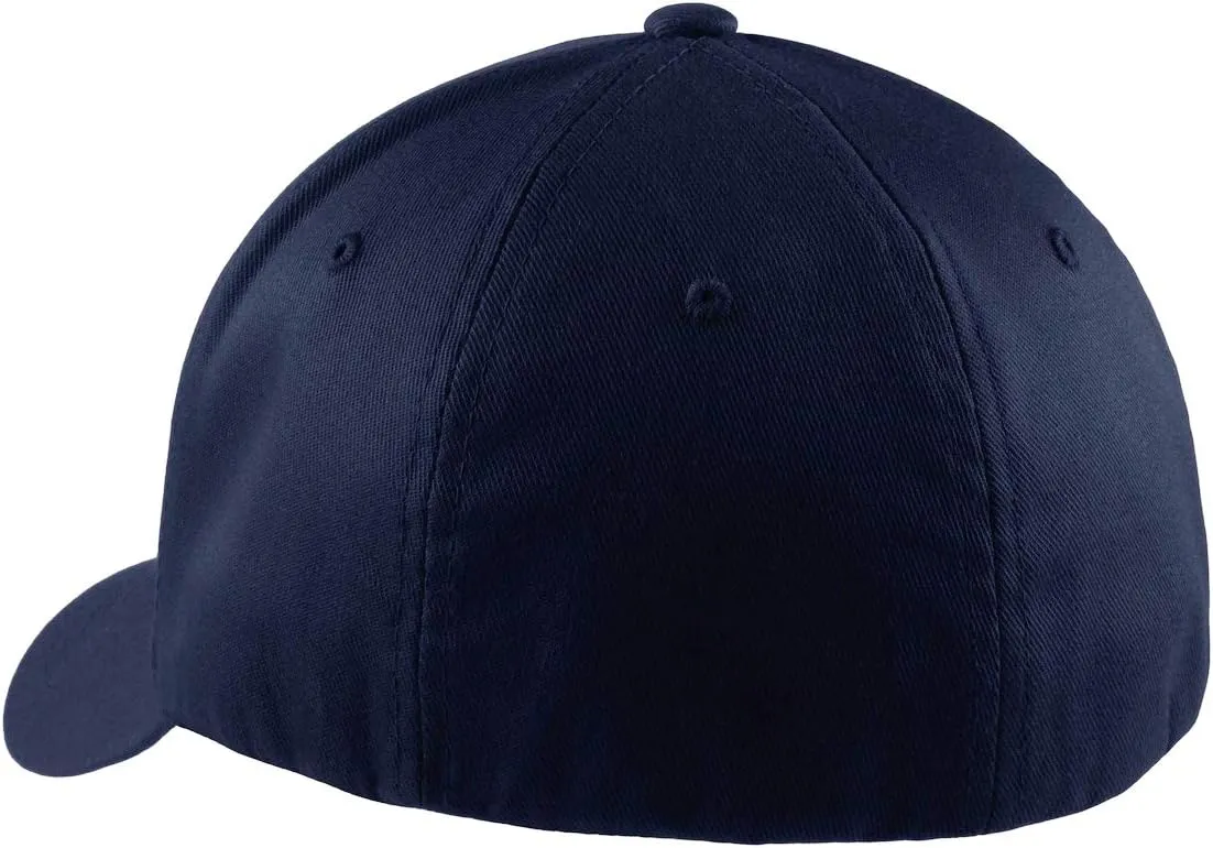 Veteran American Flag Embroidered Flex Fitted Baseball Hat. Custom Embroidered Baseball Cap