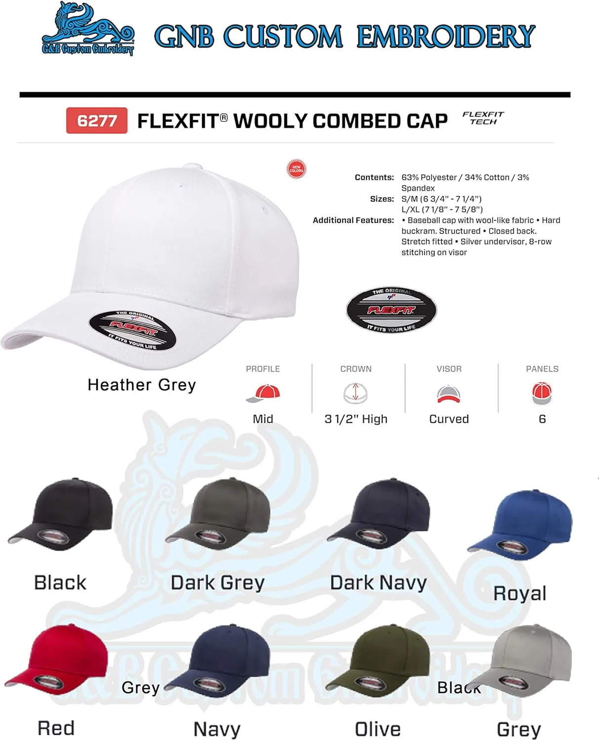 Veteran American Flag Embroidered Flex Fitted Baseball Hat. Custom Embroidered Baseball Cap