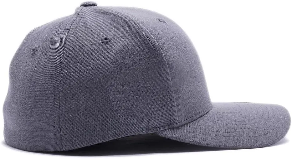 Veteran American Flag Embroidered Flex Fitted Baseball Hat. Custom Embroidered Baseball Cap