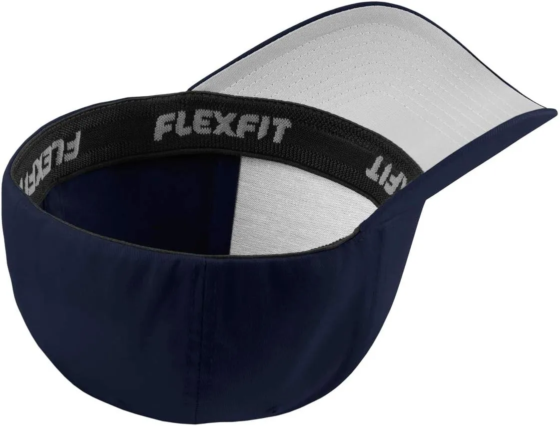 Veteran American Flag Embroidered Flex Fitted Baseball Hat. Custom Embroidered Baseball Cap
