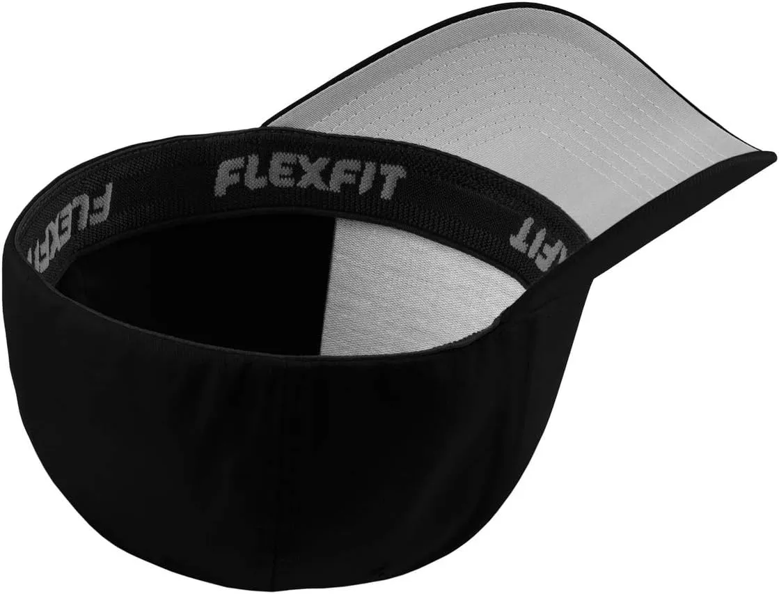 Veteran American Flag Embroidered Flex Fitted Baseball Hat. Custom Embroidered Baseball Cap