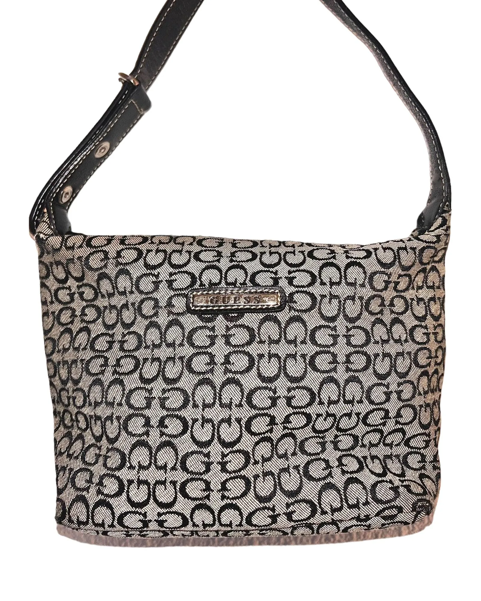 Vintage Guess Bag Monogram Grey