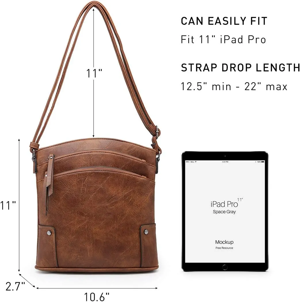 VONMAY Crossbody Bags for Women Purses Handbags Multi Pockets Shoulder Bag with Adjustable Strap