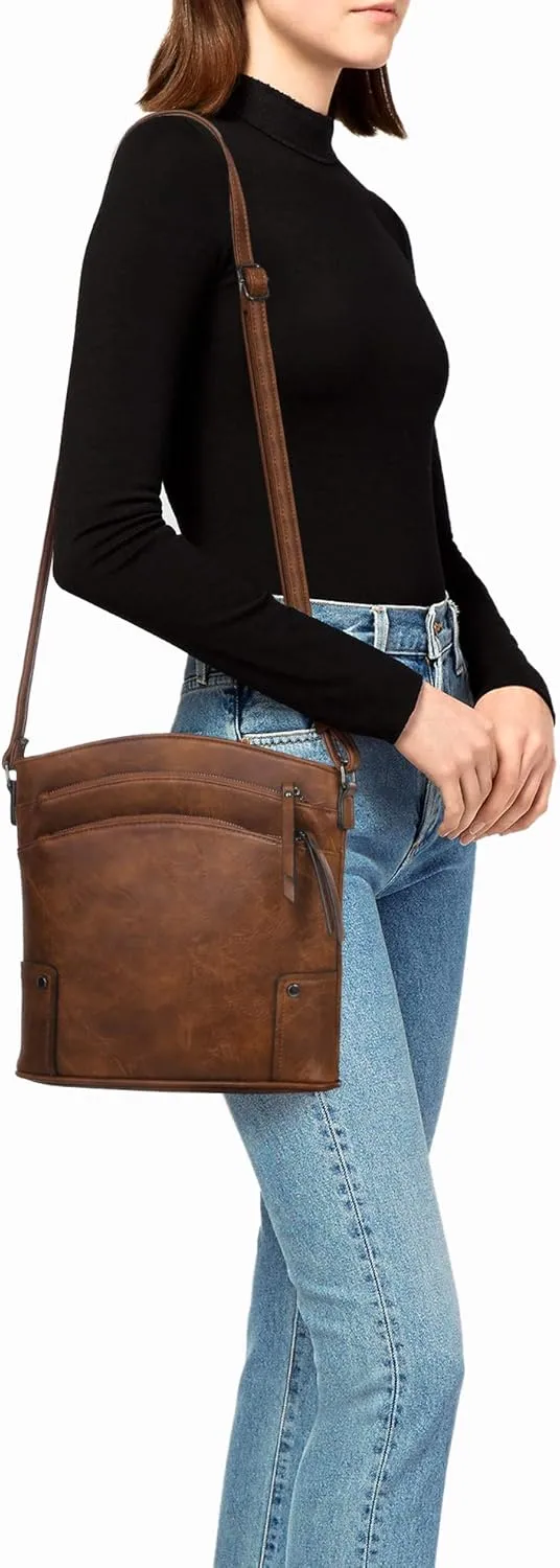VONMAY Crossbody Bags for Women Purses Handbags Multi Pockets Shoulder Bag with Adjustable Strap