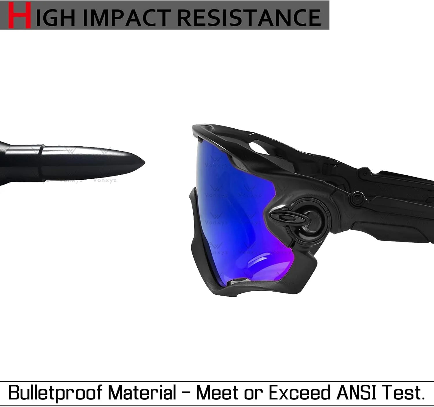 Vonxyz Lenses Replacement for Ray-Ban Clubmaster RB3016 Sunglass - Multiple Options