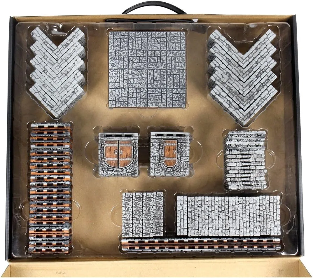Warlock Tiles: Base Set – Dungeon Tiles II Full Height Stone Walls