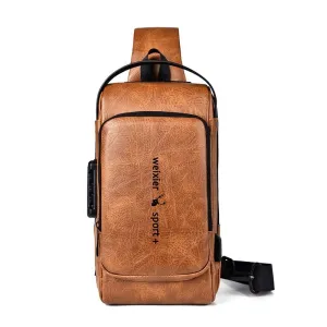 Waterproof Anti Theft Crossbody Backpack For Men