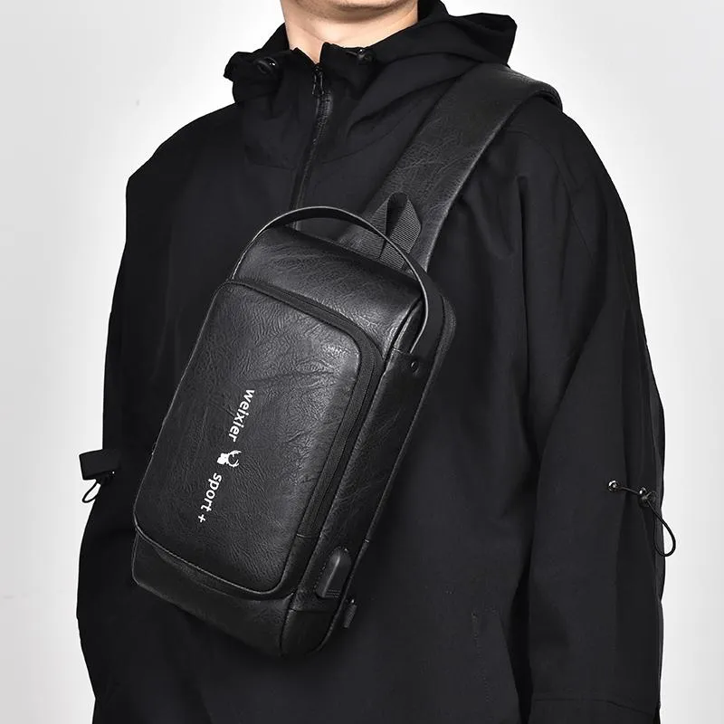 Waterproof Anti Theft Crossbody Backpack For Men
