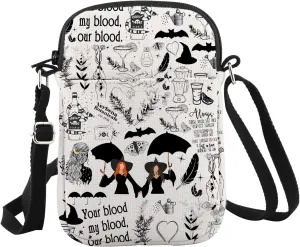 WCGXKO Magic TV Show Inspired Crossbody Bag Halloween Magic Witch Fans Gift