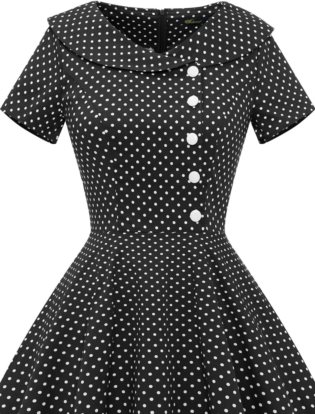 Wedtrend Women's 1950s Vintage Audrey Hepburn Style Cocktail Swing Dresses