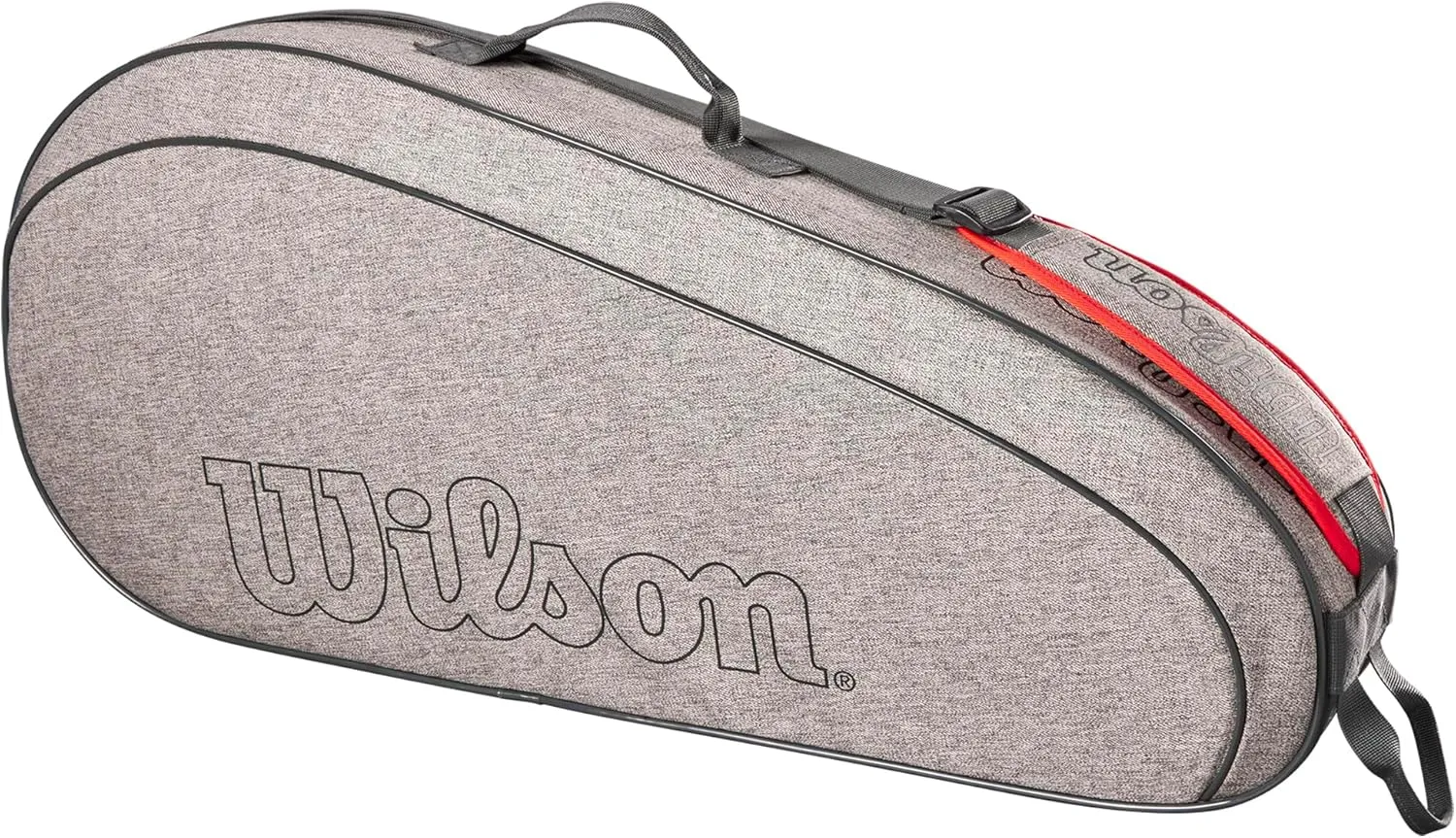 WILSON Team Tennis Racket Bag - Heather Green and Heather Grey