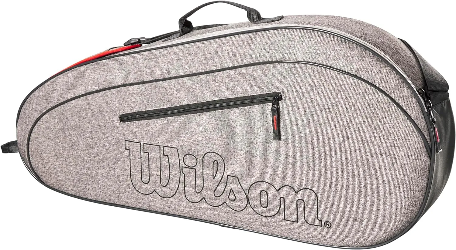 WILSON Team Tennis Racket Bag - Heather Green and Heather Grey